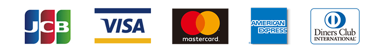 JCB VISA Mastercard アメリカンエキスプレス ダイナースカード